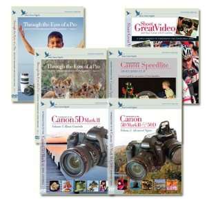  Blue Crane Digital Canon 5D Mark II DVD 6 Pack Volume 1, 2 