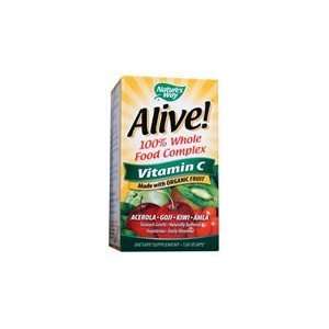  Alive Organic Vitamin C 120 Vcaps