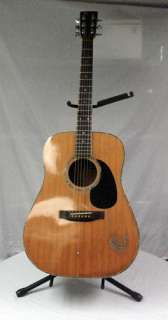 Vintage Fannin 1978 Acoustic Electric 6 String Guitar Custom Carved 