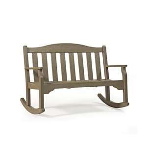   Furniture UIDSQRB36 Red Quest Style Rocking Bench