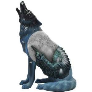  Call of the Wolf Moonlit Prayer Figurine