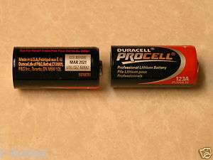   DURACELL PROCELL CR123A 123 123A LITHIUM 3v BATTERY EXP2021  