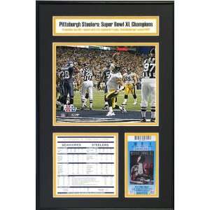   Touchdown Celebration   Super Bowl XL Ticket Frame Jr.: Sports