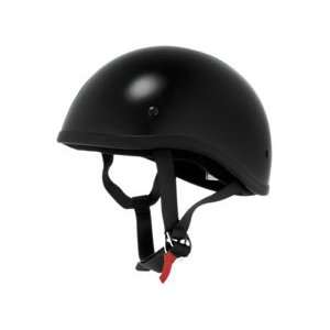   Skid Lid Helmets   Shorty Helmet DOT Black (Small 64 6601): Automotive