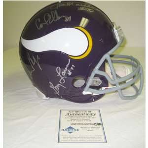  Purple People Eaters Autographed Vikings Proline Helmet 