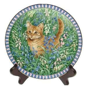 c1990 Aynsley Meet My Kittens March Spiro plate by Lesley Anne Ivory 