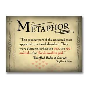  Literary Tools Metaphor English Literature Poster 