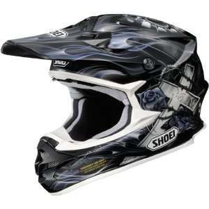  Shoei VFX W Motocross MX Helmet Grant Black: Automotive