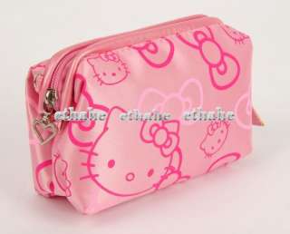 HelloKitty Cosmetic Case Makeup Travel Bag Pink E1GENJ  