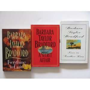  Barbara Taylor Bradford 3 Book Set (Everything to Gain,A 