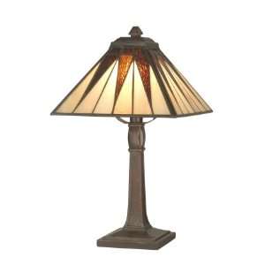 Dale Tiffany Cooper 1 Light Table Lamp TA70680: Home 