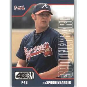  2002 Upper Deck 40 Man #499 Tim Spooneybarger   Atlanta 