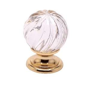 Berenson 7037 907 C Gold / Clear Crystal Europa Europa Round Cabinet 