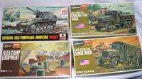 Huge Lot 1/72 & 1/76 scale WWII US and German Military Models Tanks 