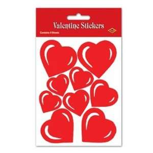  Heart Stickers Party Accessory (1 count): Toys & Games