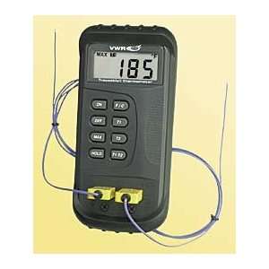   Offsets   VWR Two Channel Thermometer with Offsets   Model 77776 722