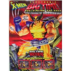 Marvel Comics X Men 13 Electronic Big Time Action Hero Wolverine with 