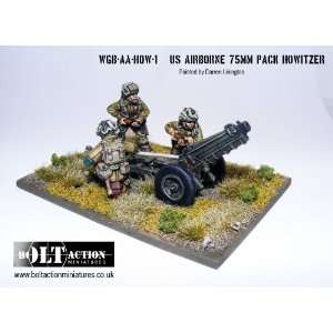    Bolt Action 28mm US Airborne 75mm Pack Howitzer Toys & Games