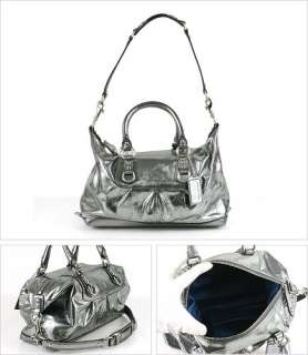   NWT COACH Signature Ashley Perforated Satchel Bag/Handbag/Purse 17130