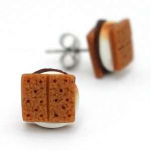  Gimme SMore   Smores Stud Earrings Toys & Games