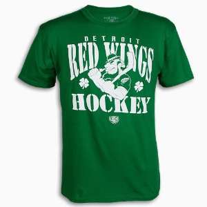 Detroit Red Wings Saint Patricks Day Pierce T Shirt:  