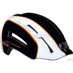  Lazer Urbanize Night Helmet Black/White/Orange 2XS/Medium 