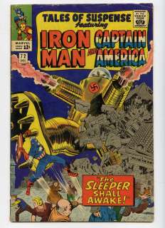 Tales Of Suspense 72 Captain America comic Sleeper Saga kirby art Iron 