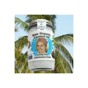 Living Tree Raw Organic Coconut Oil: Grocery & Gourmet Food