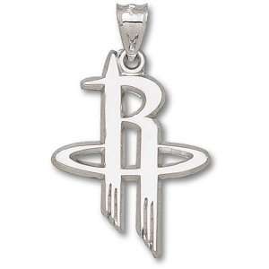  Houston Rockets NBA Logo 1 Pendant (Silver) Sports 
