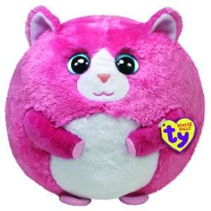  Ty Beanie Ballz Tumbles The Pink Cat (Large): Toys & Games