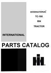 International 884 Tractor Parts Catalog Manual TC 195  