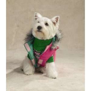  WATERMELON   XX SMALL   Reversible Puffy Dog Vest: Pet 