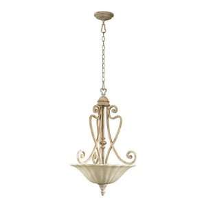 Quorum 8326 4 77 Summerset   Four Light Pendant, St Charles White 