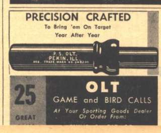 1960 lg b ad olt game and bird calls  