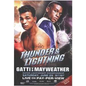  Arturo Gatti vs. Floyd Mayweather 11 x 17 Poster
