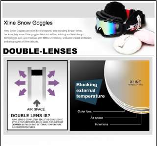XLINE 8067 NEW GOGGLES SKI SNOWBOARD 15 MODELS  