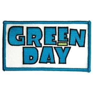   Embroidered Patch: GREEN DAY (Blue Block Letter Logo): Everything Else