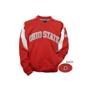 Ohio State Buckeyes Pickoff Pullover Jacket by Majestic:  