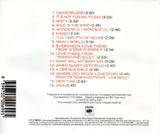 JOHNNY MATHIS   16 MOST REQUESTED SONGS CD  