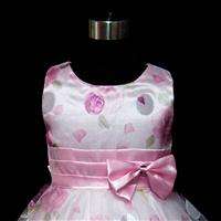 264 30 P3211 1AM Pink Princess Wedding Party Flower Girl Pageant Dress 
