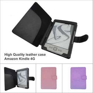 NEW FLIP LEATHER CASE COVER PROTECTOR WALLET FOR  KINDLE 4 4G 