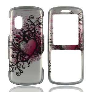   Case Cover for Samsung T401G (Grunge Heart) Cell Phones & Accessories