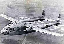119G FLYING BOXCAR U.S. AIR FORCE WAR MODEL AIRPLANE  