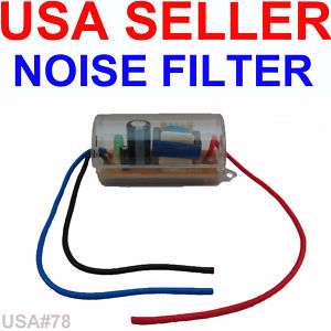 12 VOLT DC ENGINE WINE HUM NOISE FILTER USA SELLER 033991550049  