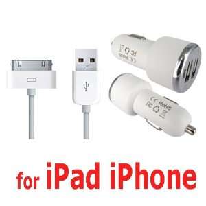   Charger+USB Power Sync Cable for iPhone 4G 3G iPad 1/2+ Electronics