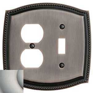   4791.150.CD Satin Nickel 5.9375 x 5.9375 Outlet/Single Toggle Cover