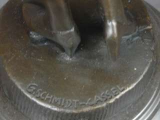 Signed G. SCHMIDT CASSEL, Bronze Statue SNAKE CHARMER  