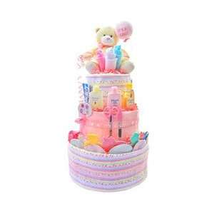  Its A Girl 3 Tier Diaper Cake: Baby