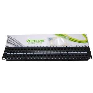  Patch Panel CAT5e 48 Port, Black