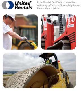 united rentals, earthmoving equipment items in used equipment auctions 